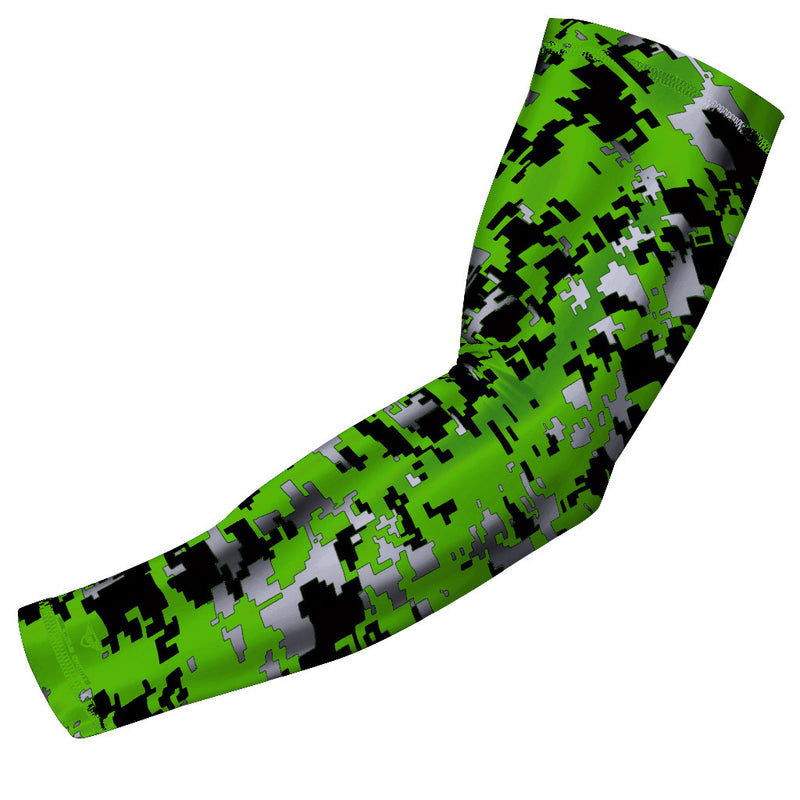 Green Compression baseball arm sleeve