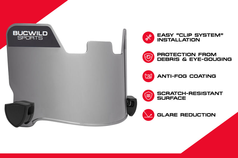 Football Visor - Smoke/Tinted