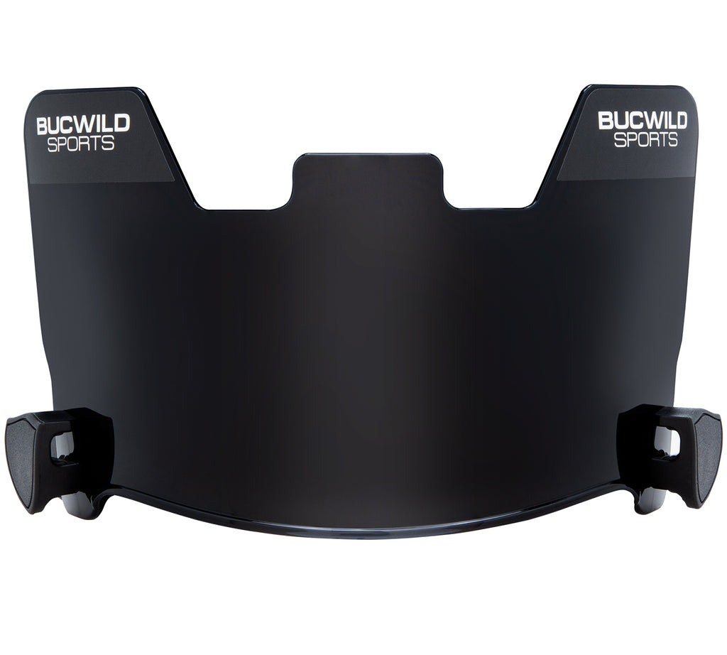 dark football visors for helmets Football Visor Black Youth & Adult Sizes For Facemask – Bucwild Sports