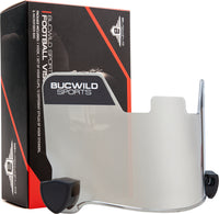 Football Visor - Chrome Silver