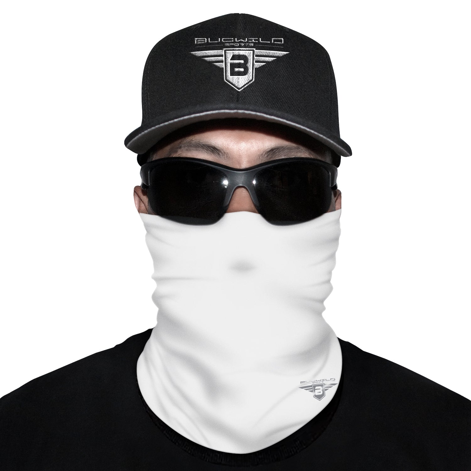 White Neck Gaiter Face Mask