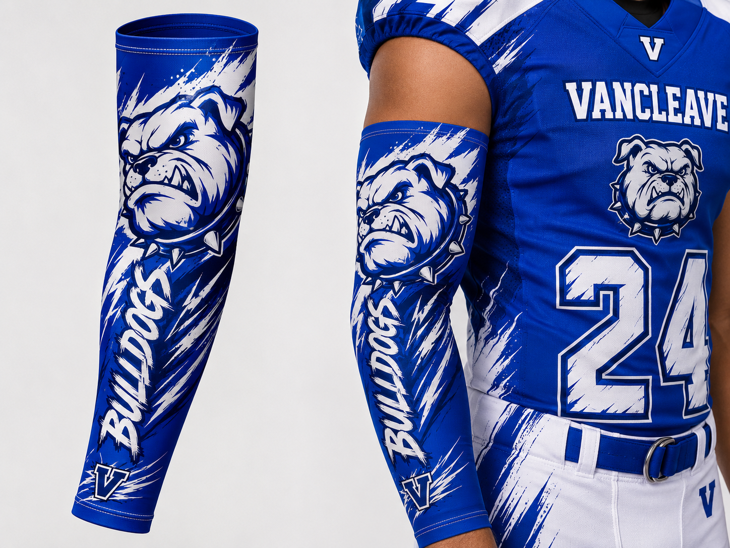 Vancleave Bulldogs Comression Arm Sleeve