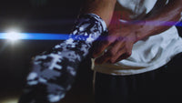 Black - Red Flame Compression Arm Sleeve