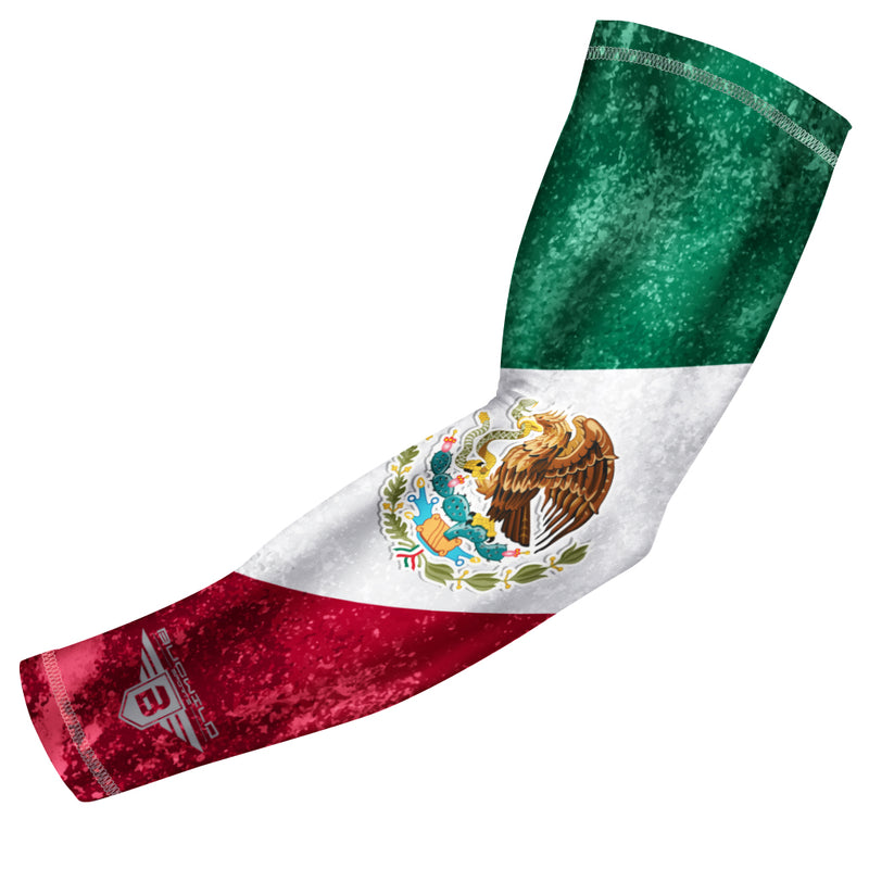 Bucwild Sports Mexico Flag Compression Arm Sleeve