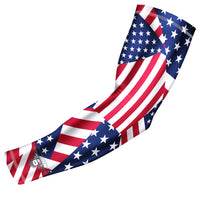 Bucwild Sports USA Flag Compression Arm Sleeve