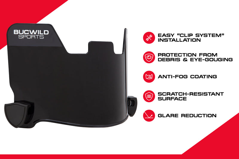 Football Visor - Black