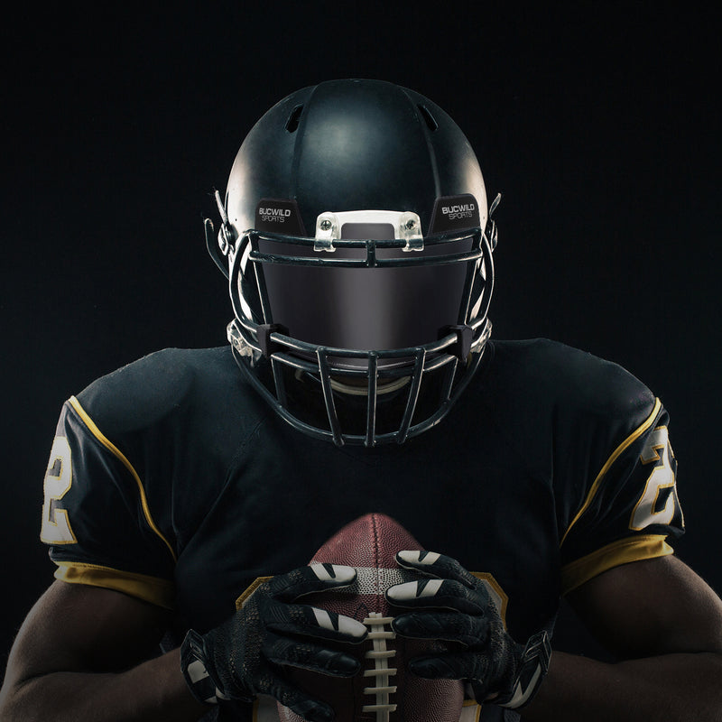 Football Visor - Black