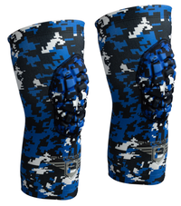 Compression Knee Pads - Royal Blue Camo