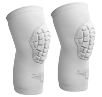 Compression Knee Pads - White