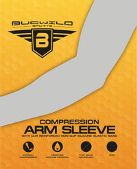 Bucwild Sports USA Flag & Skull Compression Arm Sleeve