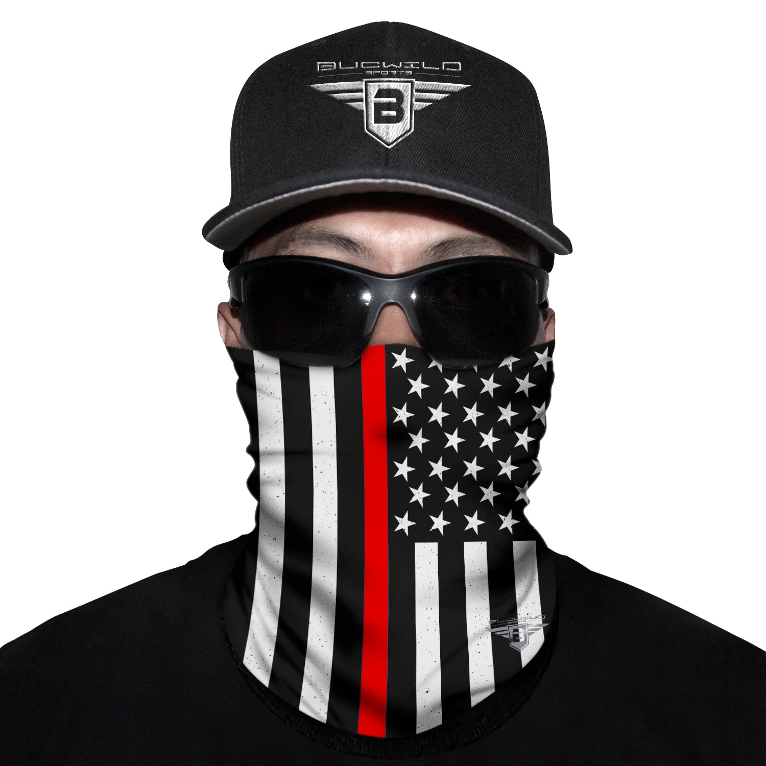 First Responder Red Neck Gaiter Face Mask