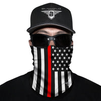 First Responder Red Neck Gaiter Face Mask
