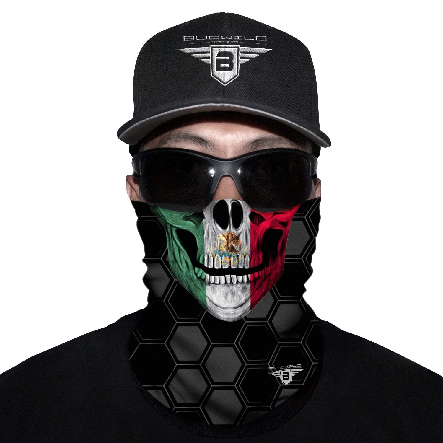 Mexico Skull Neck Gaiter Face Mask