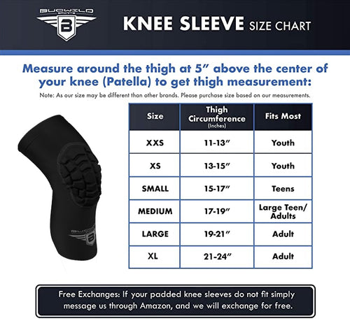 Compression Knee Pads - Navy Blue