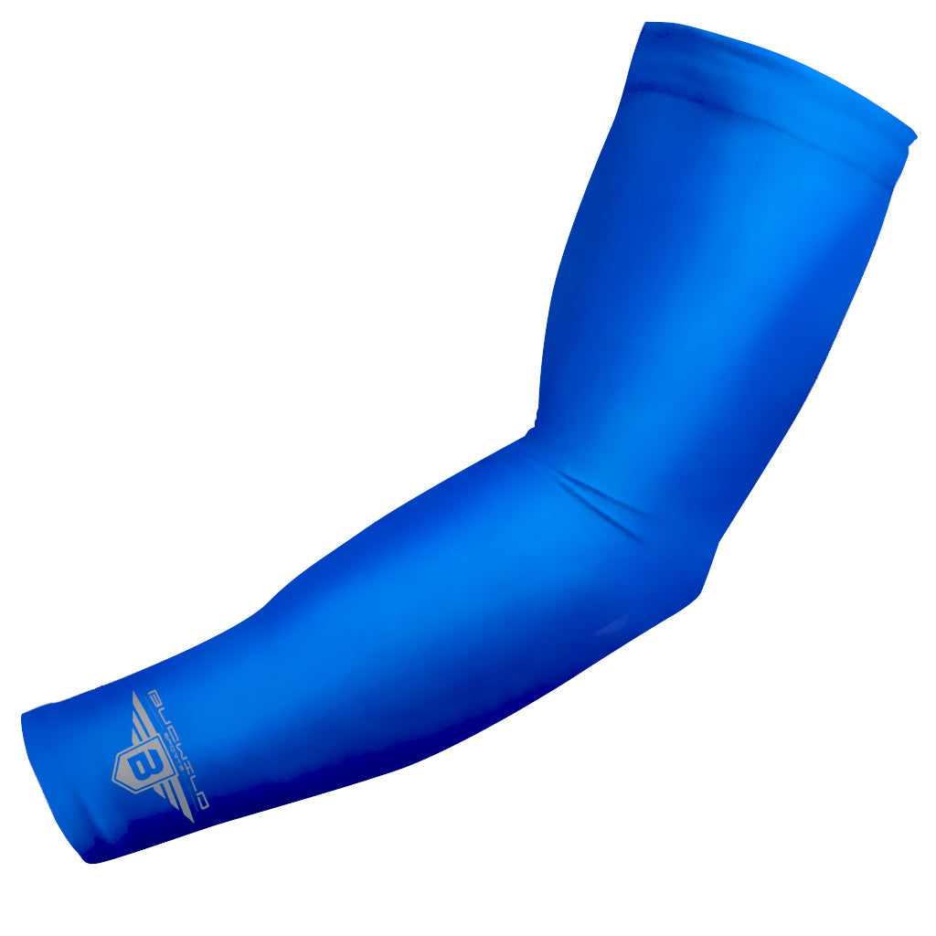 Blue Compression Arm Sleeve