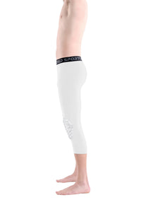 compression leggings with knee pads