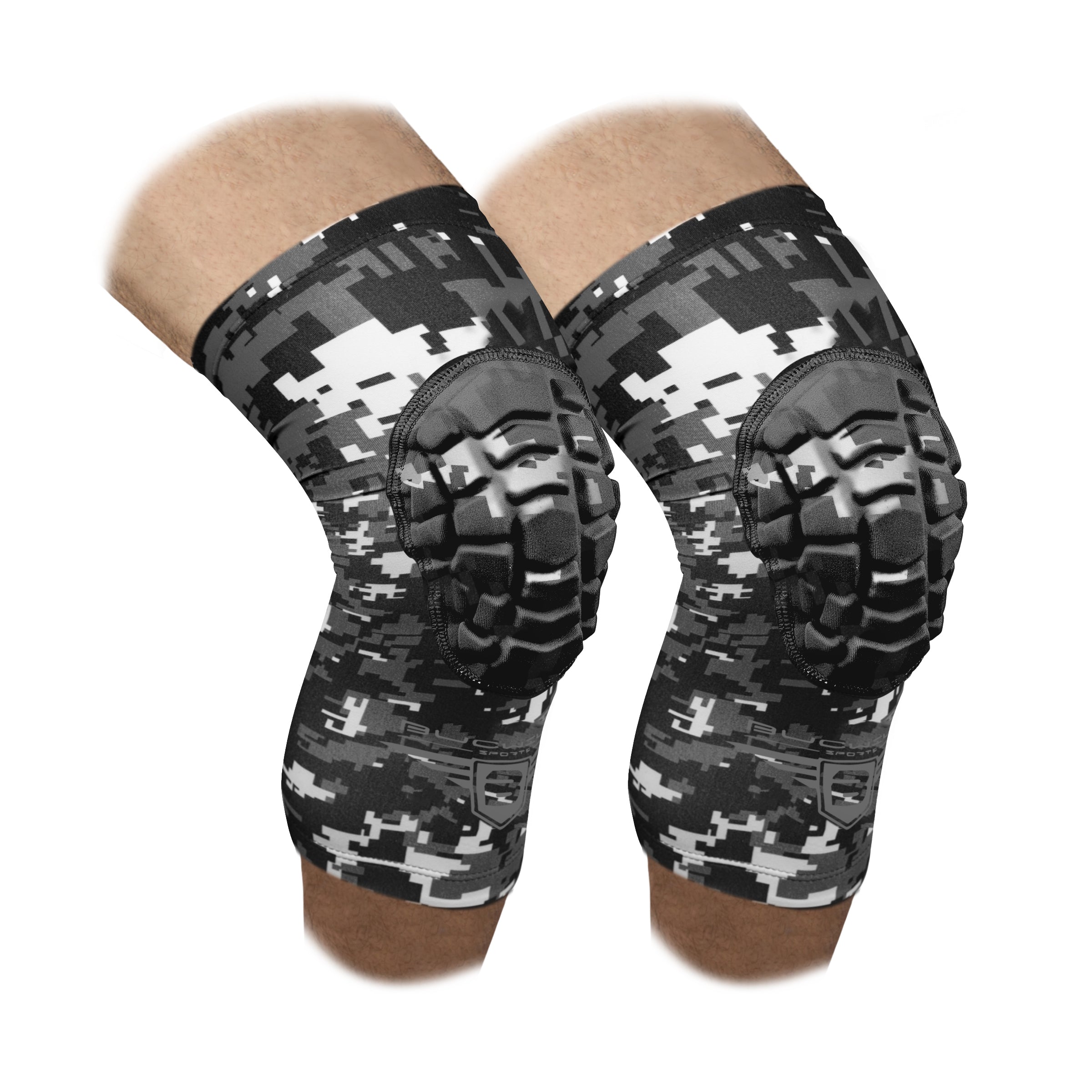 Compression Knee Pads - Black Camo