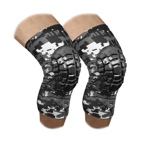 Compression Knee Pads - Black Camo