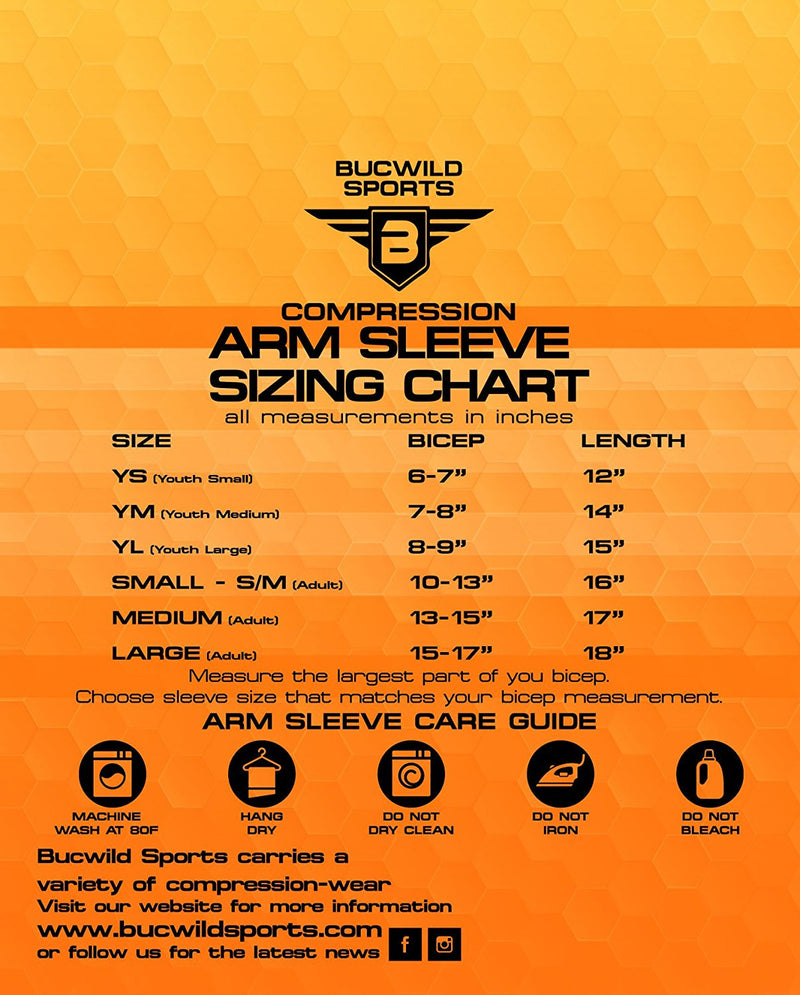 Orange Digital Camo Arm Sleeve