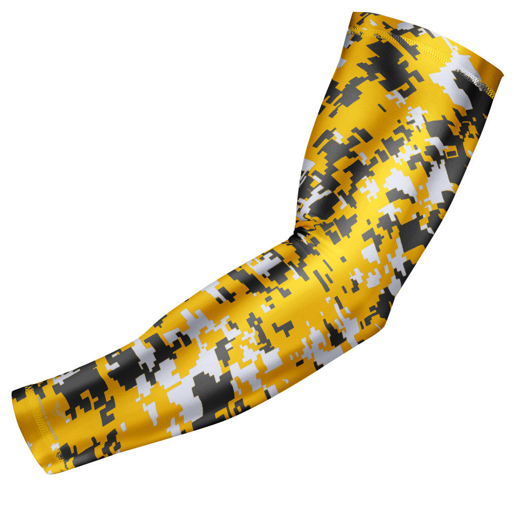 Yellow Digital Camo Arm Sleeve