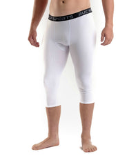 3/4 Compression Pants/Tights - White