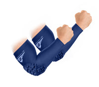 Padded Arm Sleeves - Navy Blue