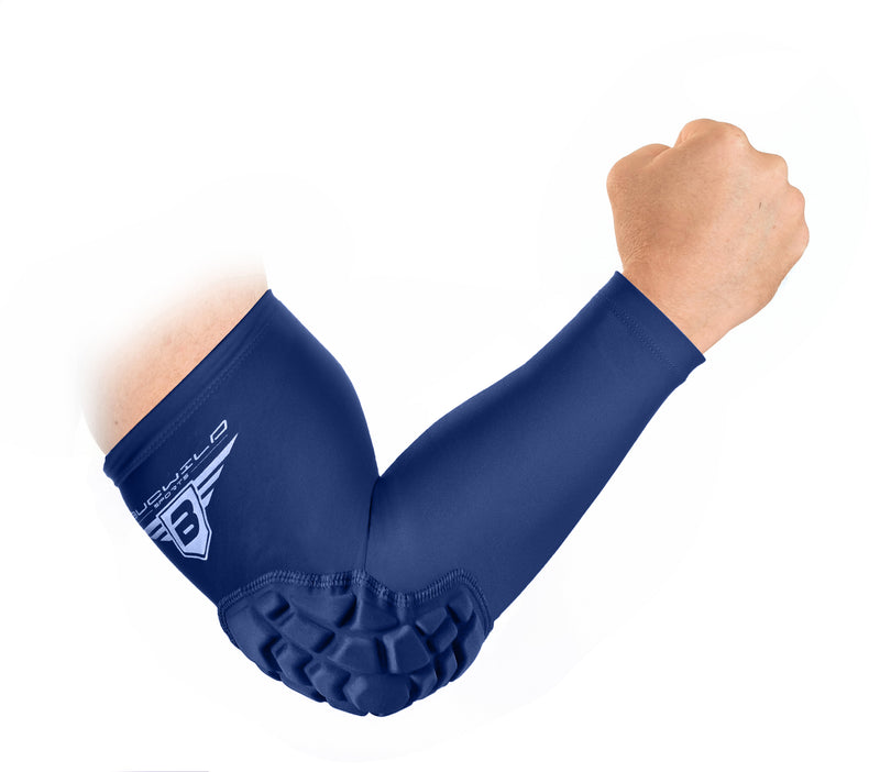 Padded Arm Sleeves - Navy Blue
