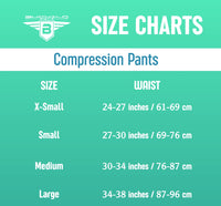 3/4 Compression Pants w/Knee Pads (White)