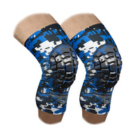 Compression Knee Pads - Royal Blue Camo