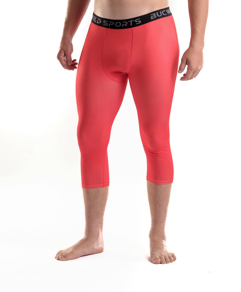 3/4 Compression Pants/Tights - Red – Bucwild Sports
